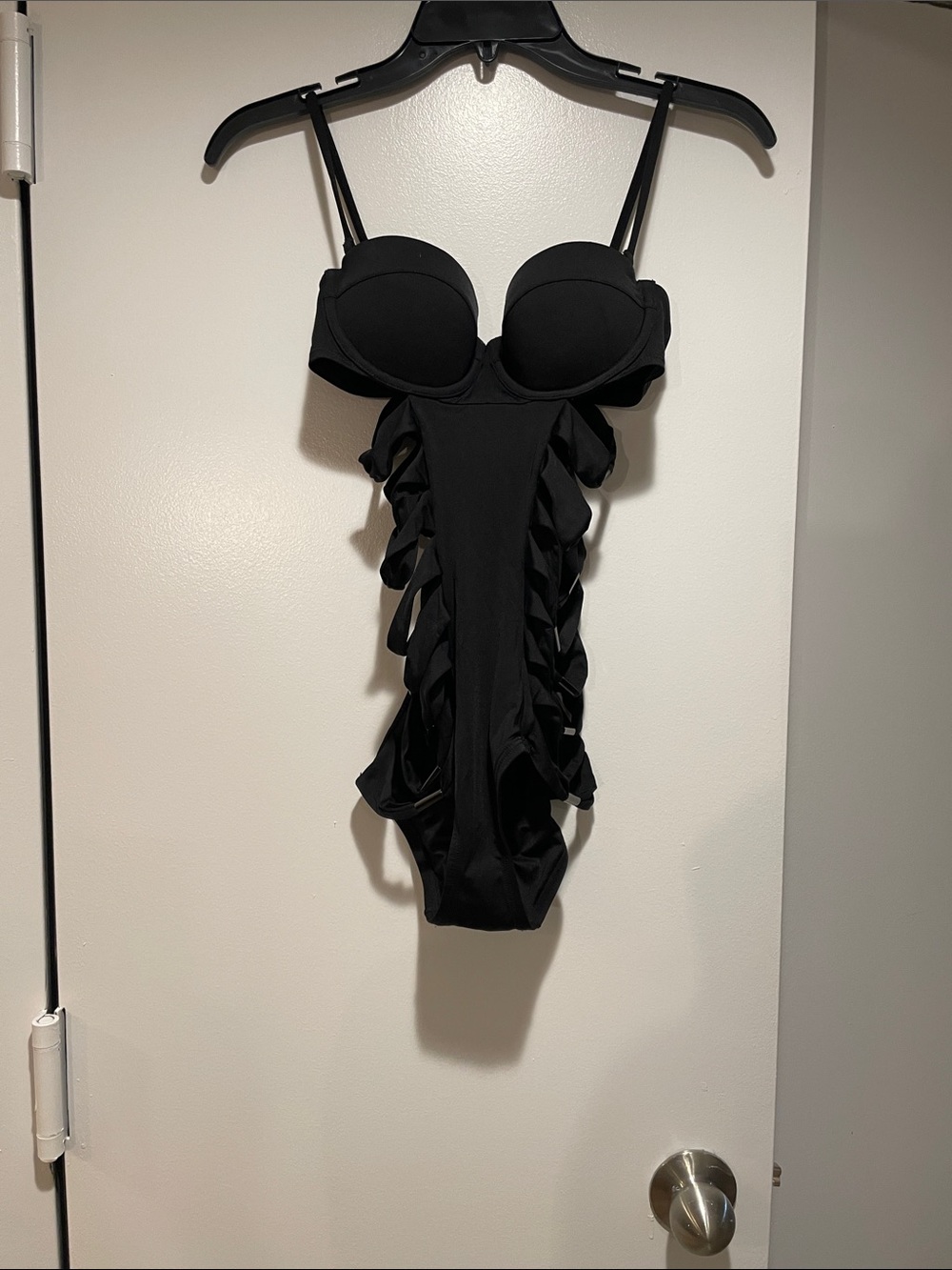 Victoria's Secret Black One-Piece Swimsuit with Cutout Sides